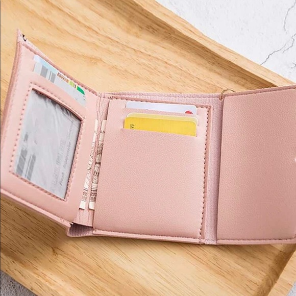 🤩HP🤩🔥2for$25🔥Dusty pink fold over wallet - Picture 3 of 6